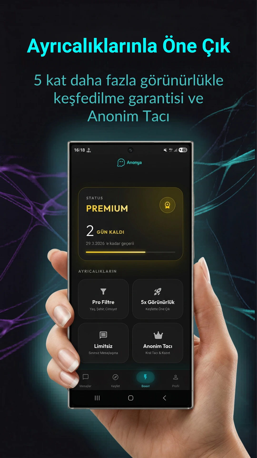 Anonya - Anonim Chat & Tanışma screenshot